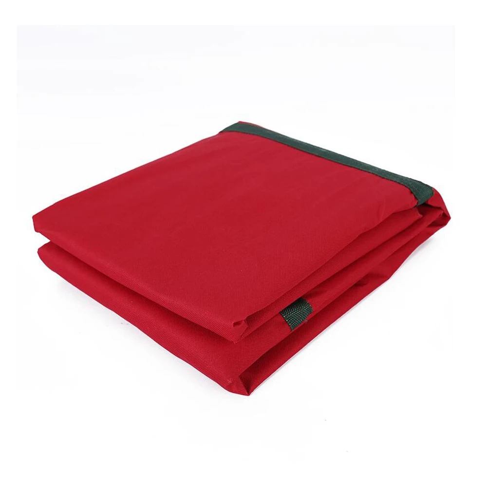 

Extra Large Red Oxford Cloth Christmas Tree Storage Bag Heavy Duty Holiday Tree Case Xmas Party Container Water-Resistant