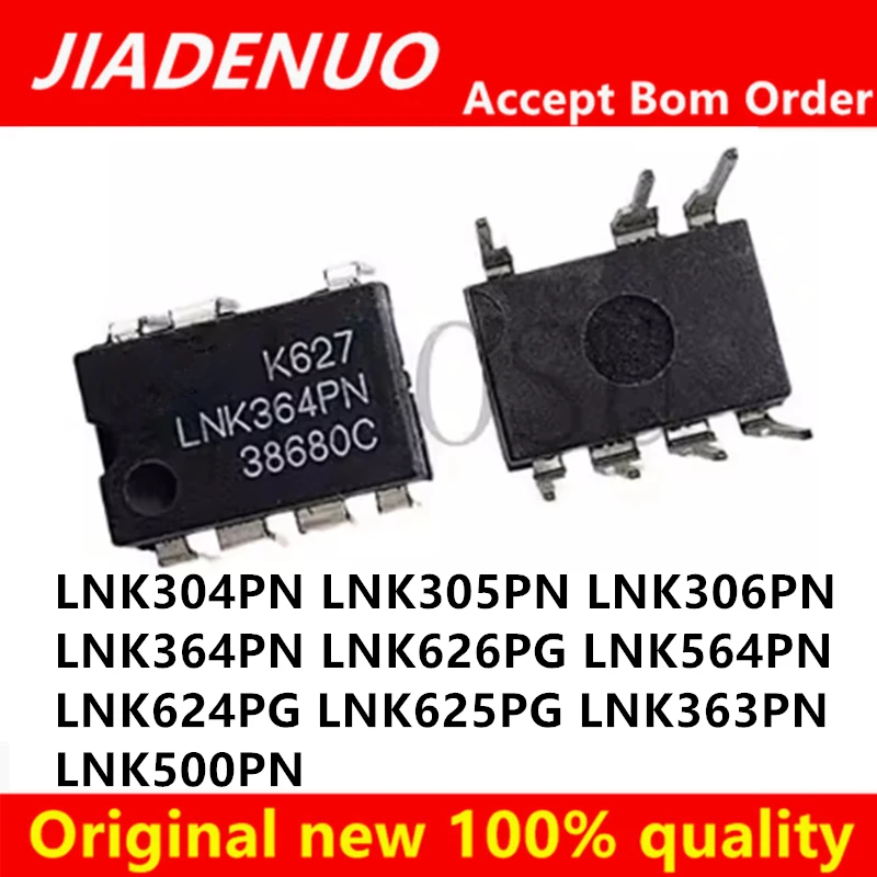 (10pcs)100% New  LNK305PN  LNK304PN  LNK306PN LNK364PN LNK626PG LNK564PN LNK363PN LNK500PN LNK624PG LNK625PG DIP-7 Chipset