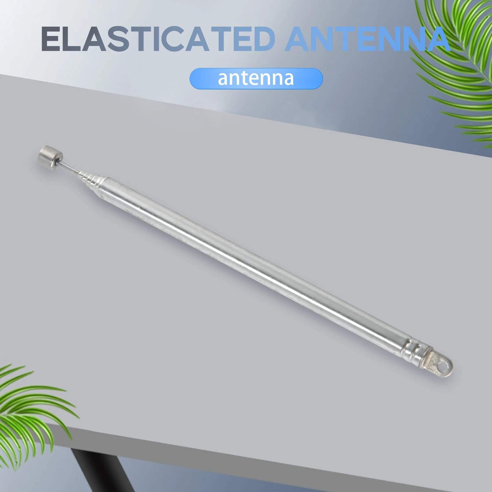 

7-секционная антенна для AM-радио, FM и телевидения, удлиненная, 66 см.