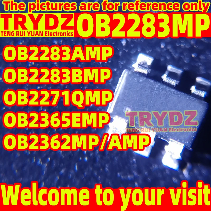 50-10pcs New OB2283MP OB2283AMP OB2283BMP OB2362MP/AMP OB2271QMP OB2365EMP SOT23-6