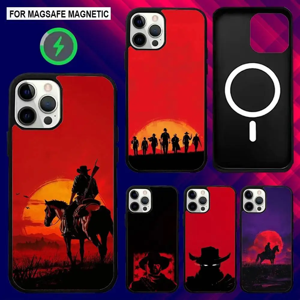 

Red Dead R-Redemption2 Phone Case For iPhone 16e,16,15,14,13,12,11,Plus,Pro,Max,Mini Magsafe Magnetic Wireless Charging