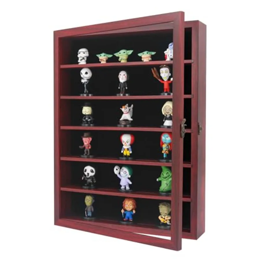 Shadow Box Frame with Removable Shelves Deep Memory Box Display Case for Collector Keepsake Coins Military Medals Pins Wedding