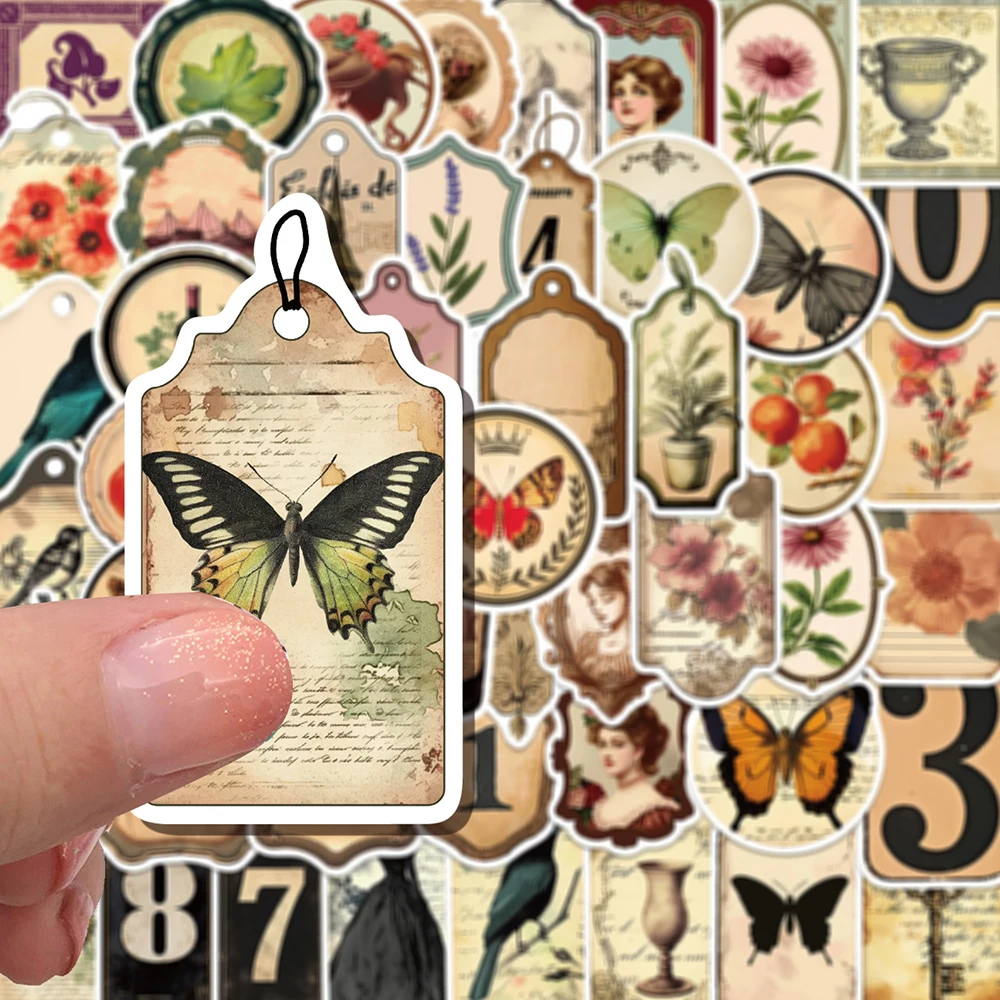 

10/30/50pcs Faded Retro Art Graffiti Stickers Cartoon Creative Sticker Scrapbooking Luggage Phone Guitar Waterproof Decals Decor