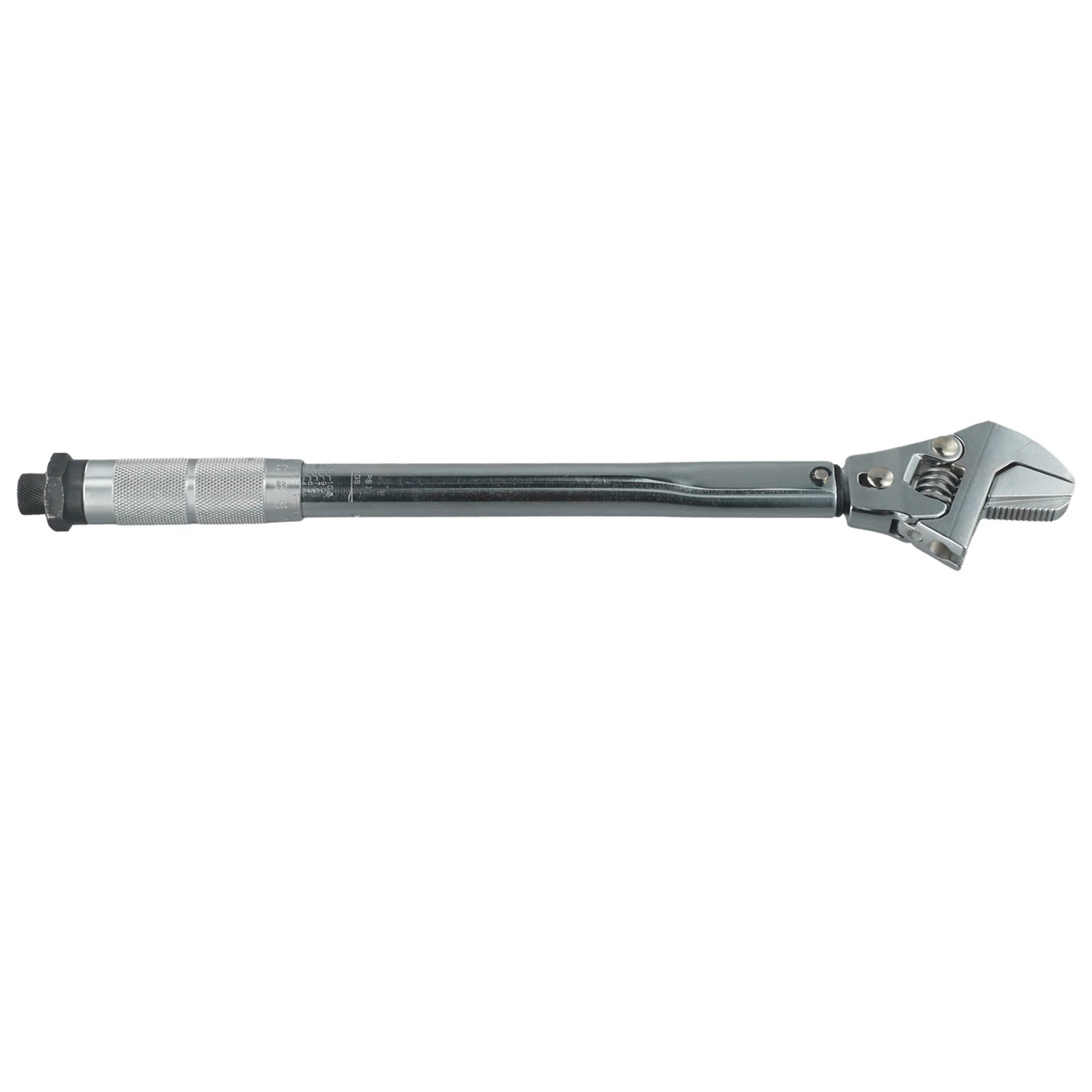 30mm Adjustable Wrench Repair Tool 4-in-1 Multifunctional Aluminum Alloy Handle Chrome Vanadium Steel Clear Scale Length 410mm