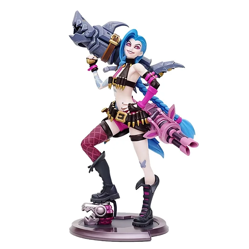 ฟิกเกอร์ตัวละครจากเกม League of Legends ยอน, ยาซู, อากาลี, เวย์น, ลีซิน, ไซอาห์, จินซ์, วี และเทรช ของเล่นสะสมสำหรับเด็ก