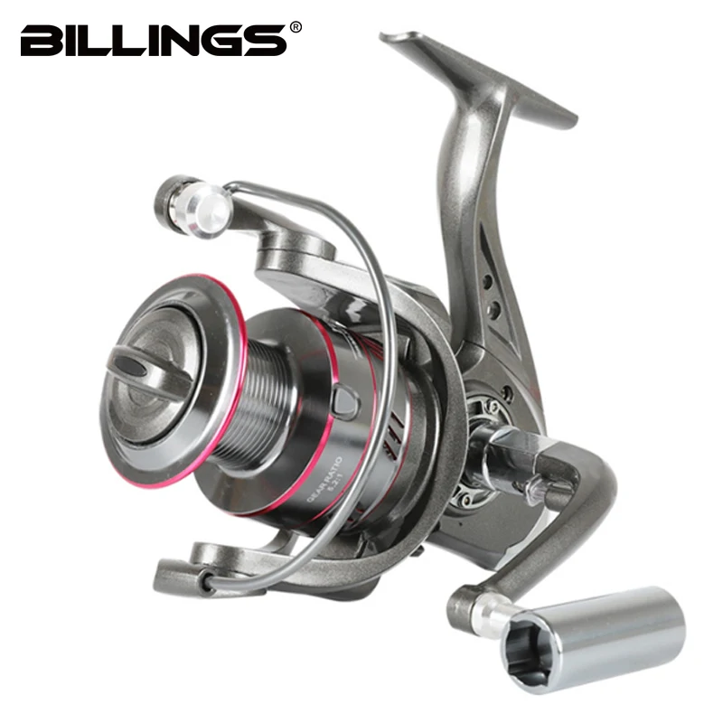 BILLINGS YO Series,5.2:1 Gear Ratio ,26LB Max Drag,Double Line Cup,Spinning Fishing Reel,For Freshwater Saltwater