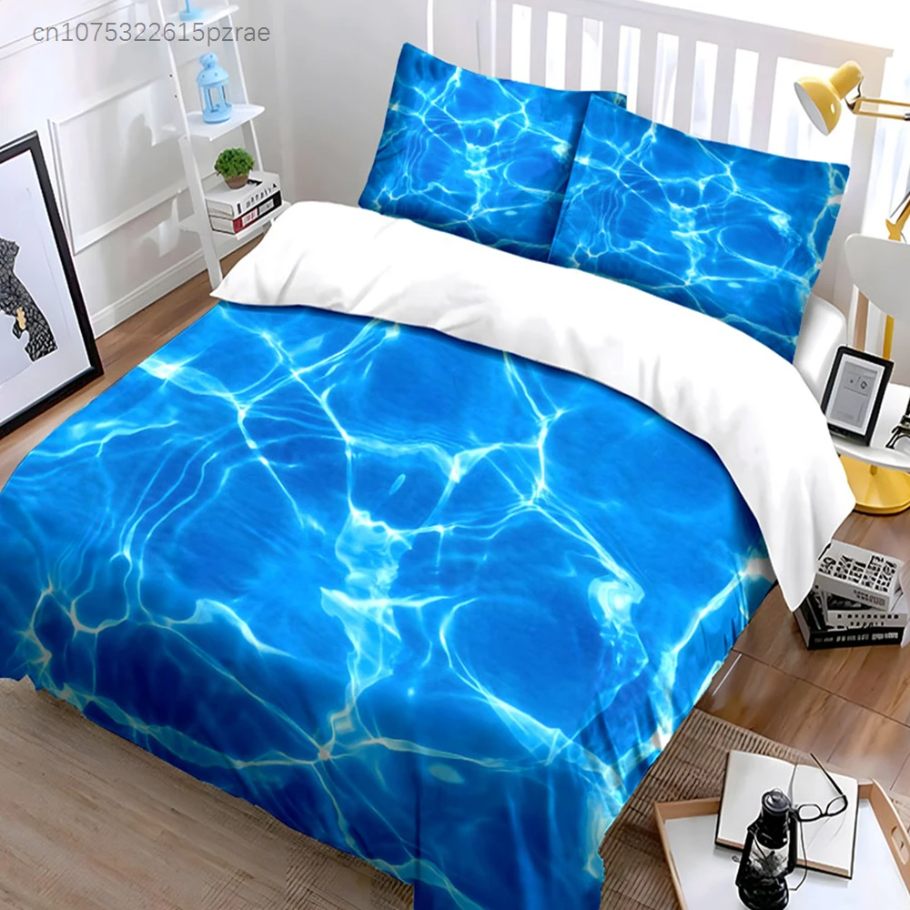 "Swimming Pool Summer Accessories Set" Multiple Sizes kid's And adults' Bedroom Exquisite 3PC Bedding set, Gift