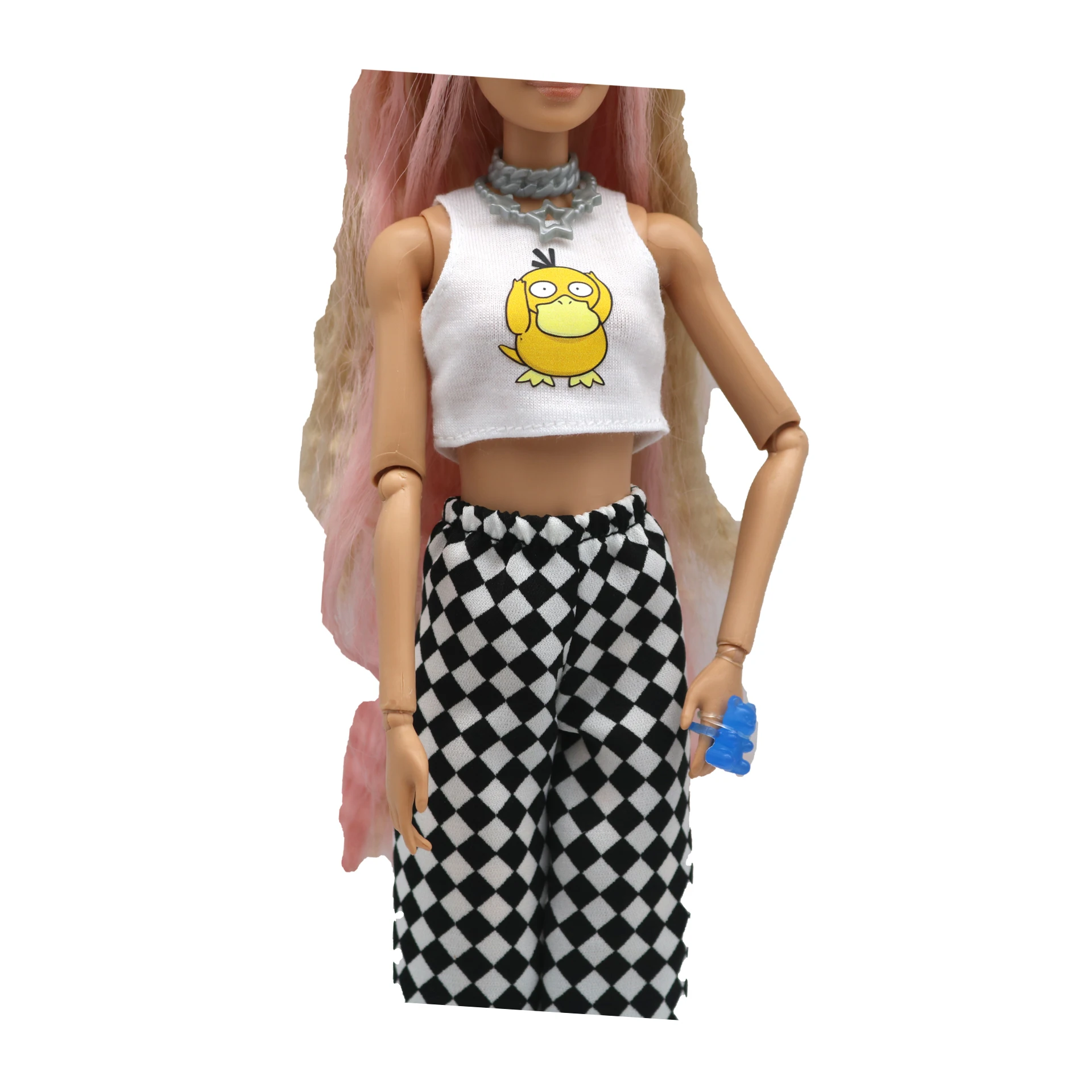 Conjunto de falda corta de transferencia de calor para muñeca, 30cm, 1/6