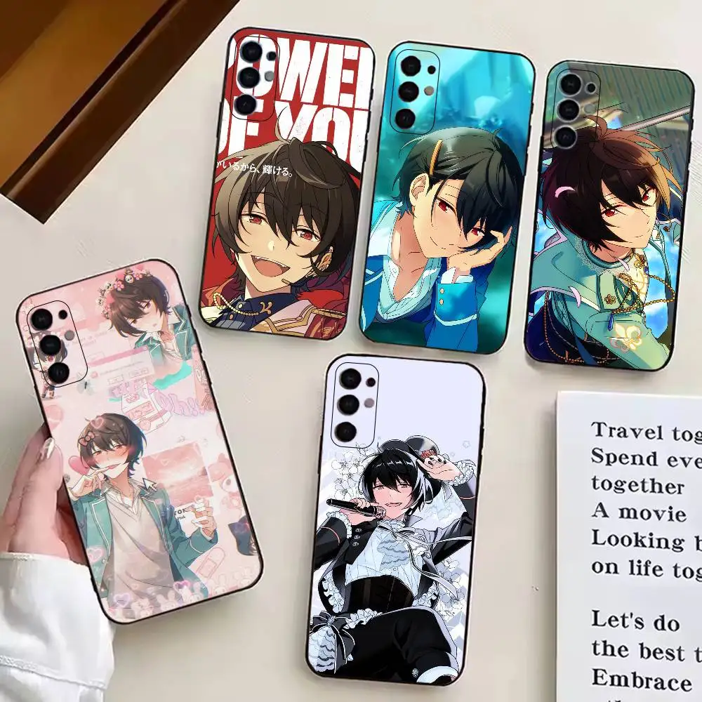 Sakuma R-Ritsu Game Ensemble Stars Phone Case For Samsung S25,S24,S21,S22,S23,S30,Ultra,S20,Plus,Fe,Lite,Note,10,Black Cover