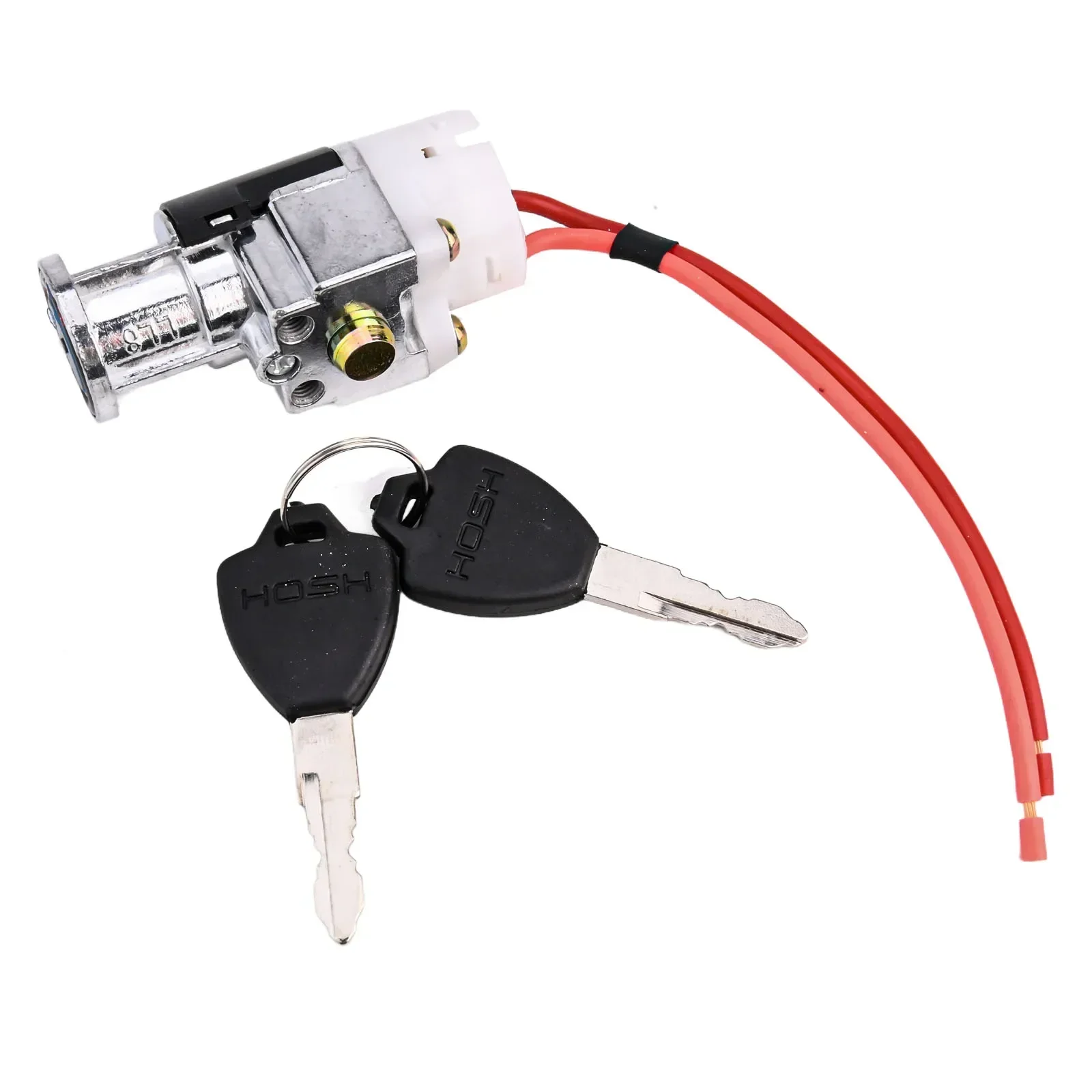 Motorcycle Electric Bike Ignition Switch E-bike Battery Pack Box Lock W/2 Key Power Lock Electric Vehicle Accessories