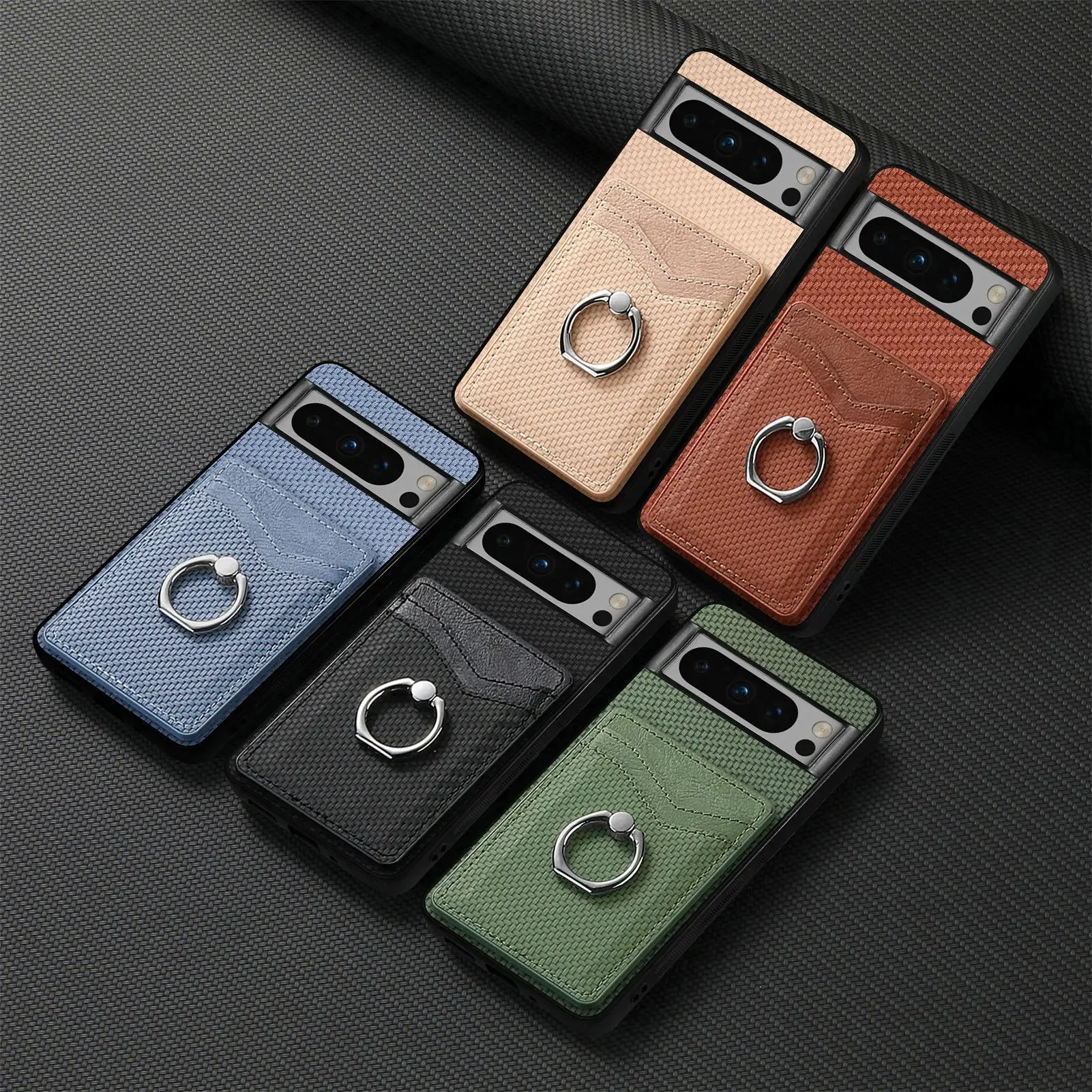 Card Slot Wallet Case For Google Pixel 10 9 8 7 6 Pro XL 6A 7A 8A 9A 10A Magnet KickStand Silicone Phone Case Back Cover Funda