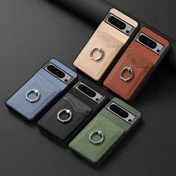 Card Slot Wallet Case For Google Pixel 10 9 8 7 6 Pro XL 6A 7A 8A 9A 10A Magnet KickStand Silicone Phone Case Back Cover Funda