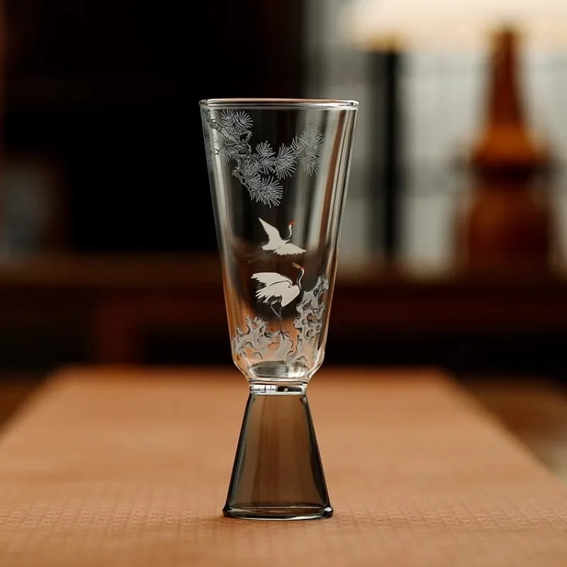 

1 шт., бытовая чашка, устойчивая к высоким температурам стеклянная чашка, зеленый чай, специальное высококачественное украшение для чая ручной работы