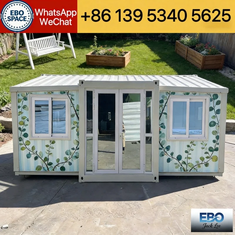 China Factory Expandable Container Villa 20ft 30ft 40ft Luxury 2-3 Bedroom Prefab House CE Certified Fast Build