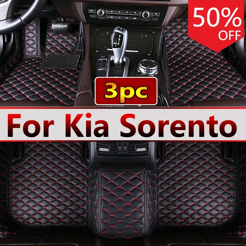 Car Floor Mats For Kia Sorento（Five Seats）2013 2014 Customauto Foot Pads Automobile Carpet Cover interior accessories