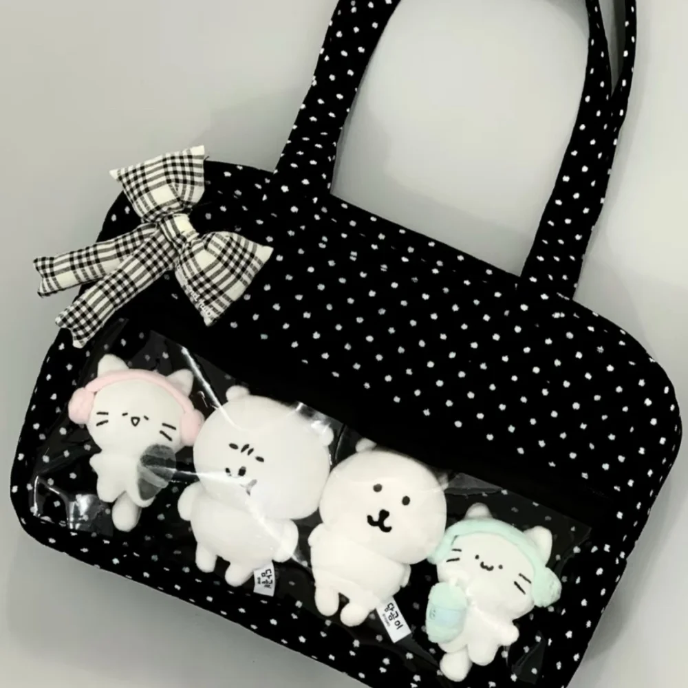 대학생 스타일 일본 오리지널 대용량 페인 백 학생 일상 다용도 레저 숄더백 귀여운 출퇴근용 아기 가방