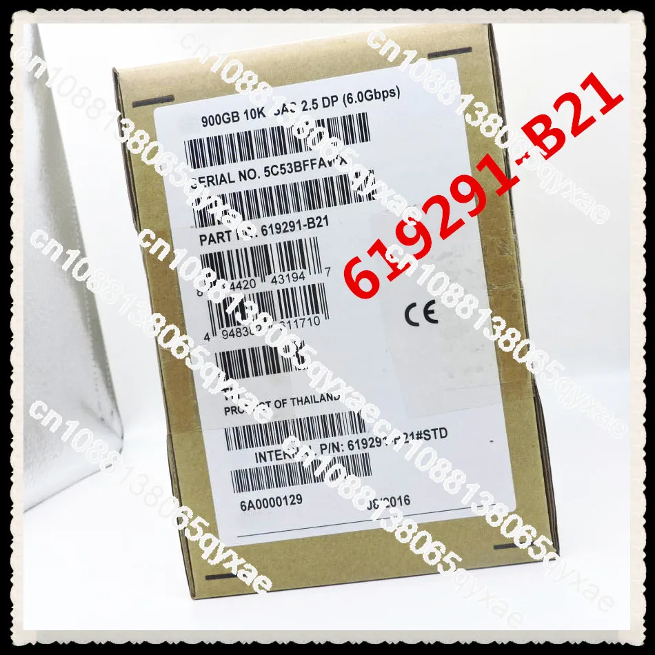 100%New In box  3 year warranty  619291-B21 619463-001 G8 900G 6GB SAS 10K 2.5inch Need more angles photos, please contact me