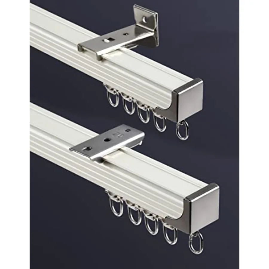 

Ceiling Curtain Track SetRoom Divider Track Shower Curtain Track Set with Hooks and All Accessories for Living Room Bed Room Cl