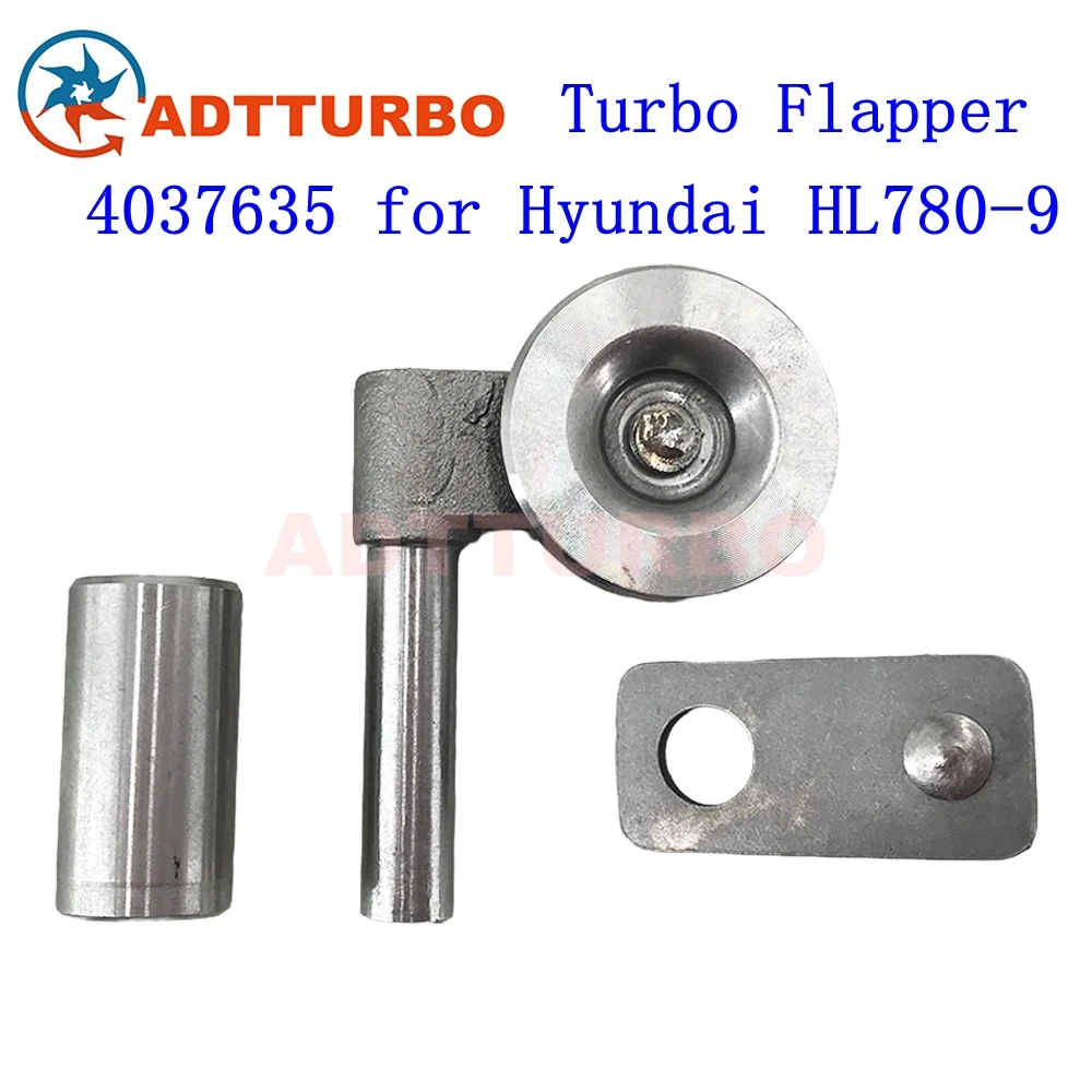 4037635 Turbo Wastegate Rattle Flapper 4089863 4037631 4037636 4037636H Turbine Parts for Hyundai HL780-9 Wheel Loader with Cum