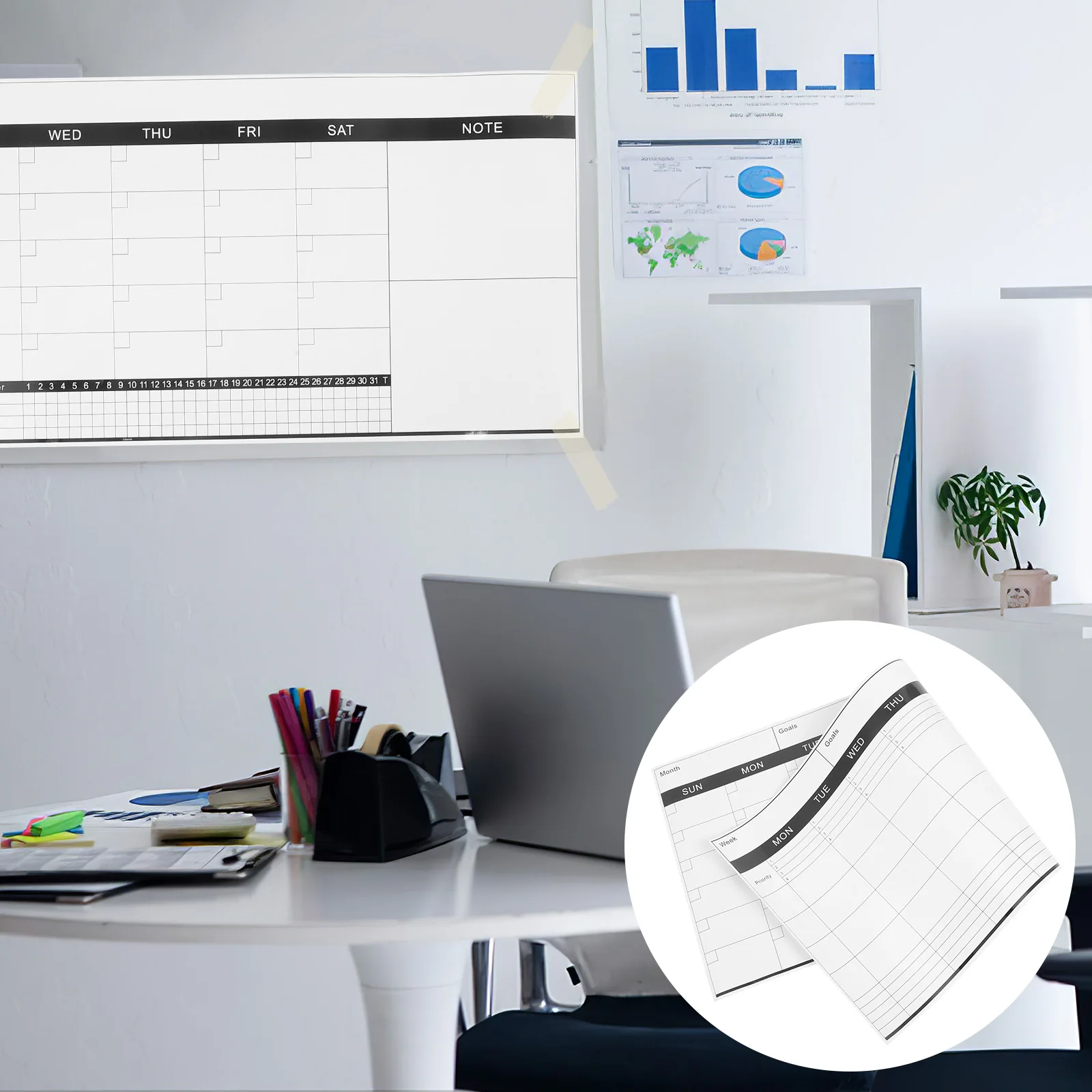 

Dualsided Dry Erase Wall Reusable Schedule For Home Office Hanging Wall Mount Erasable Whiteboard Board Weekly Dry Erase Planner