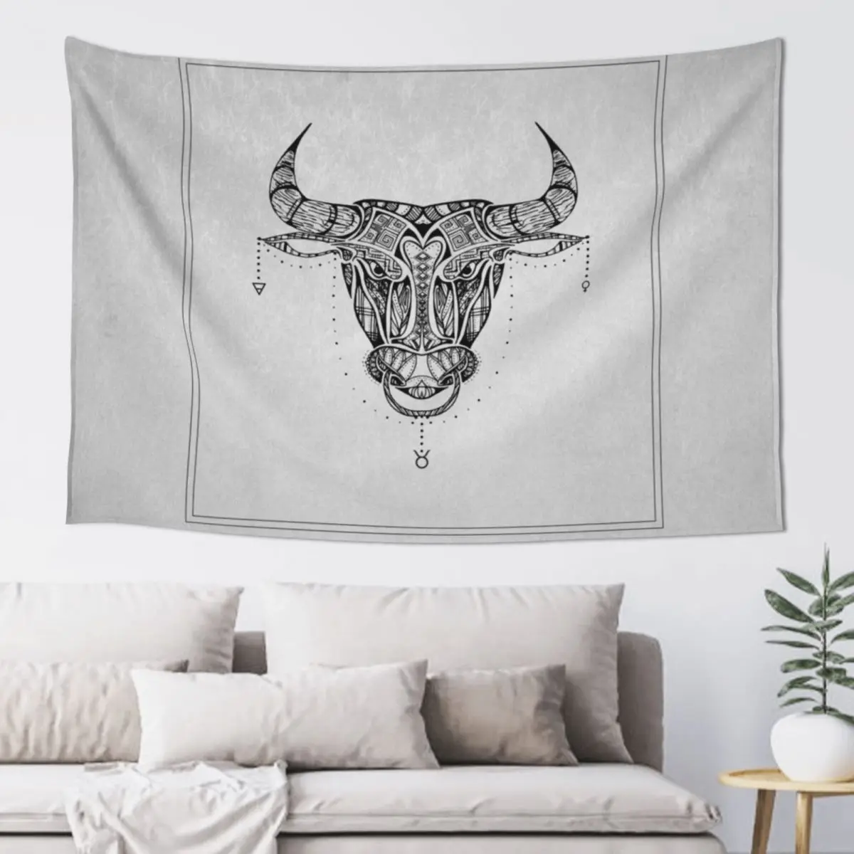 Taurus Tapestry House Decorations Home Decor Aesthetic Decorative Wall Murals Aesthetic Room Decoration Tapestry