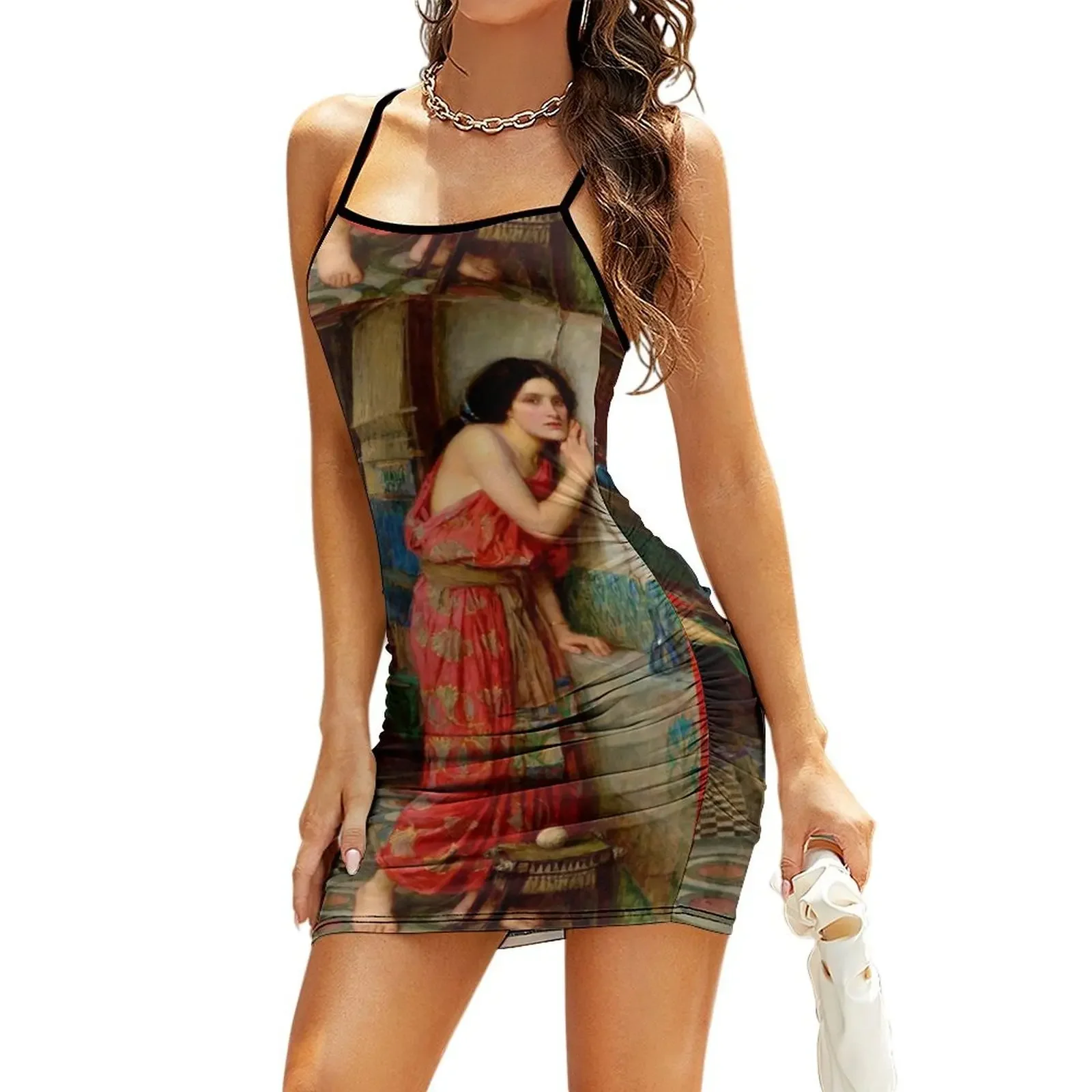 

John William Waterhouse Thisbe Sling Dress loose summer dress clothing women summer 2025 Dance dresses Dress