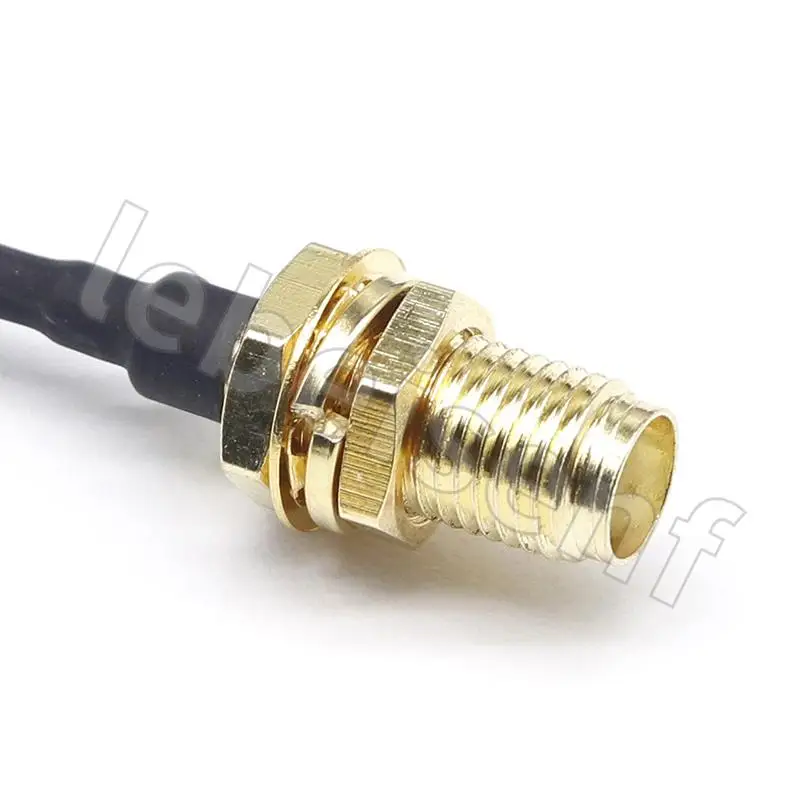 10cm 1.37 RF adapter jumper MMCX/SMA-JK MMCX curved male to SMA female housing can be customized