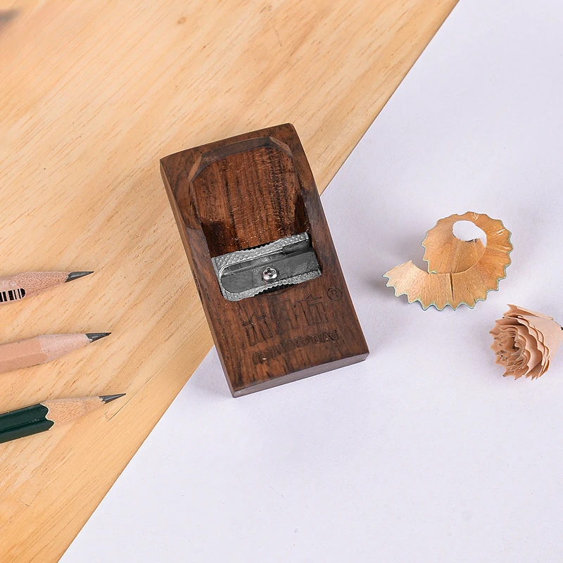 Mini sacapuntas de lápiz, amoladora de lápices, cepilladora especial de madera para afilar bolígrafos, afilador de plomo de carbón/lápiz de molienda, 1 ud.