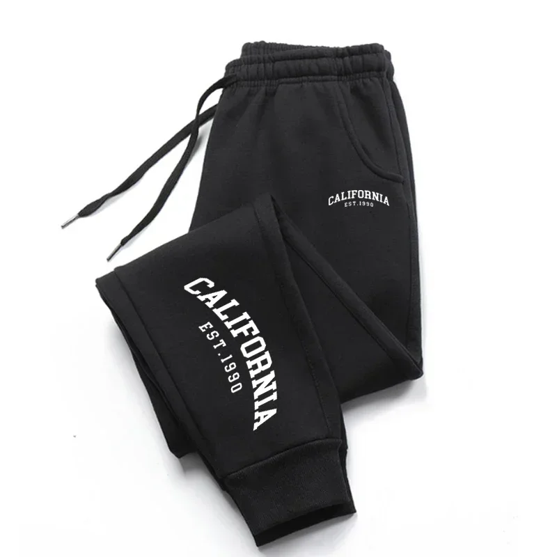 CALIFORNIS Print Sweatpants Young Boy Spring Autumn Sport Pants Jogger Pants Warm Soft Comfortable Trousers