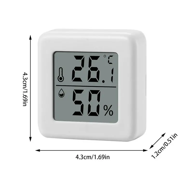 Hydrometer For Humidity Room Temperature Gauge Humidity Meter Mini Hygrometer With LCD Display Digital Hygrometer & Humidity