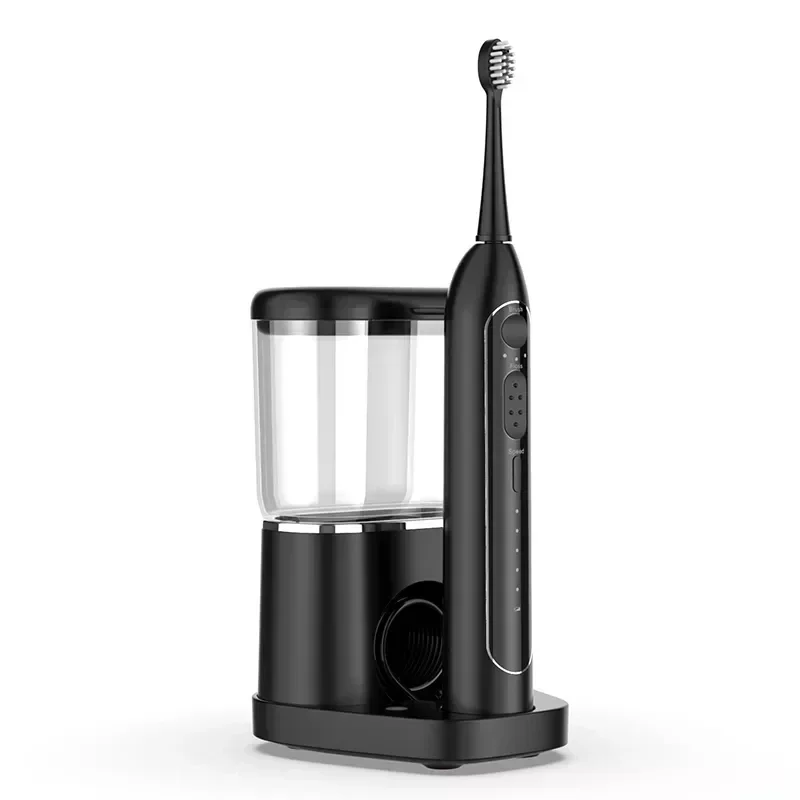 Popular 2 in 1 Innovative OEM USB Rechargeable Tank Electric Toothbrush Dental Oral Irrigator Water Flosser Home Oral Irrigator