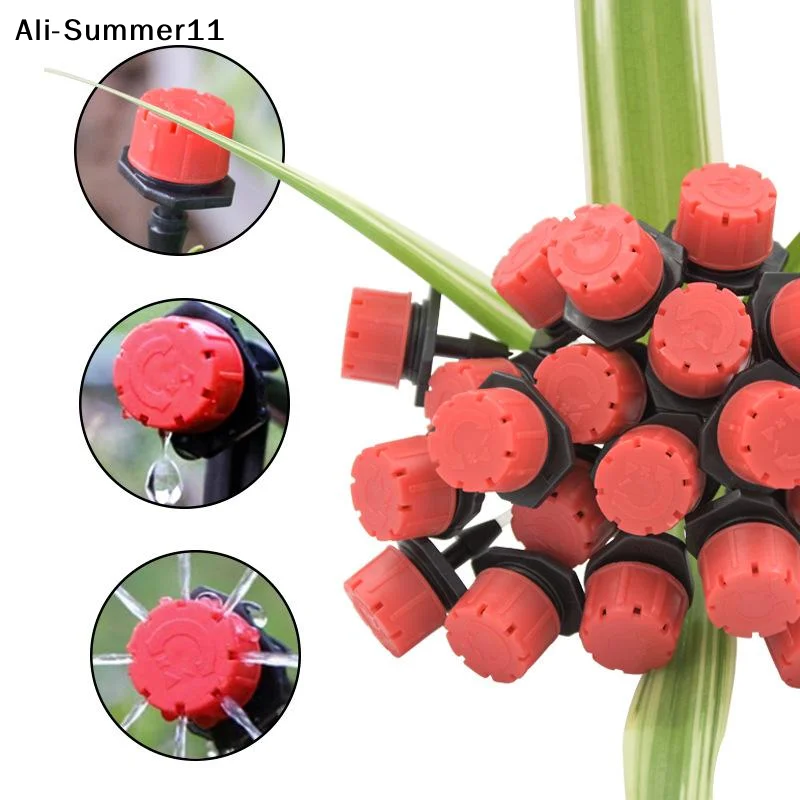 【GwE】【Ayh】50/100pcs Adjustable Water Sprinkler Thread Connection Spray Nozzle Garden Irrigation Micro Flow Dripper
