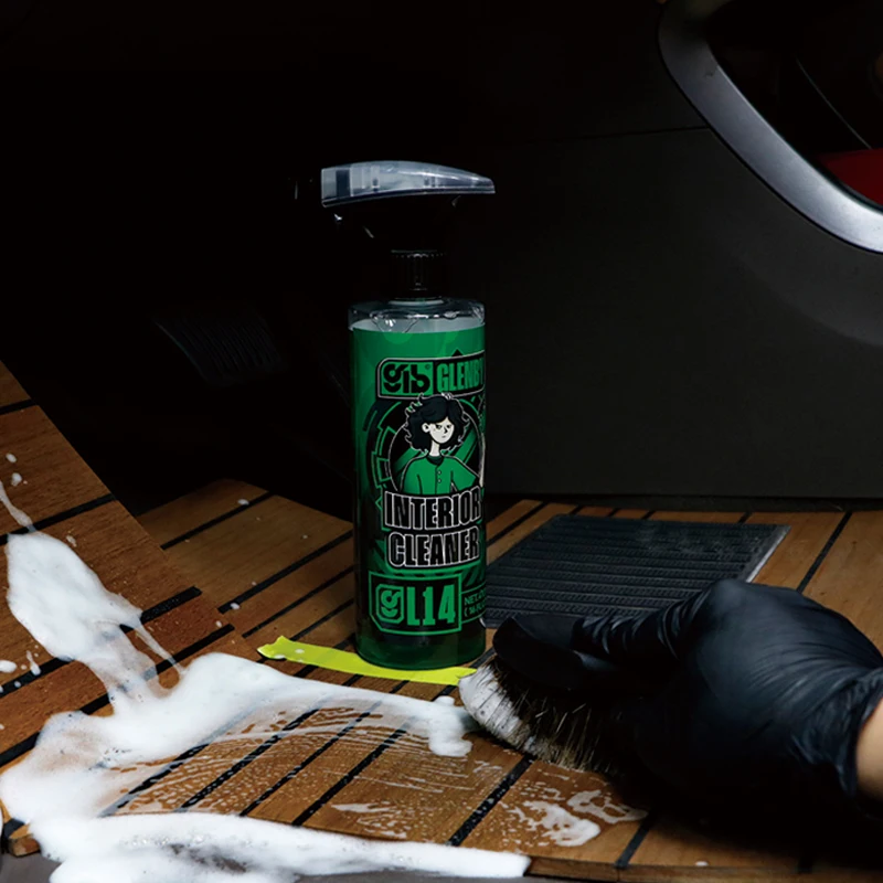 Car Interior Cleaner Leather Fabric Roof Cleaning Washing-Free Safety Belt Cleaner Powerful Stain Removal Auto Detailing