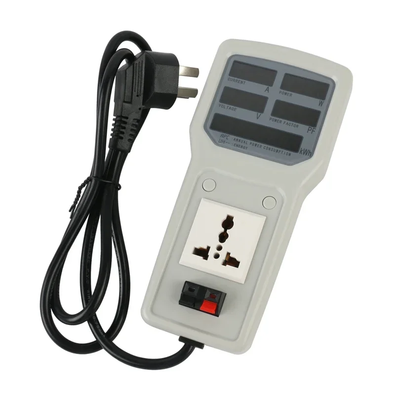 

Meter Power Handheld Power Analyzer LED Metering Socket Measurable Current Voltage Power Factor 0.001A-10A 100-240V