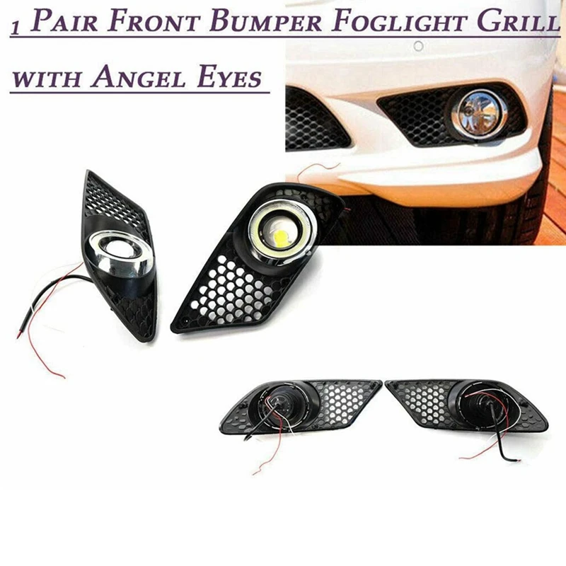 Fog Lamp Cover Fog Lamp Grille Automobile For Mercedes-Benz C-Class W204 2007-2010 A2048850353 A2048850253