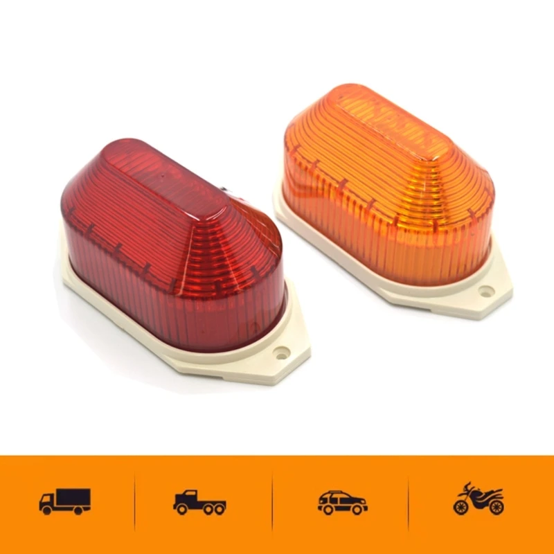 Universal 21 LEDs 2Pcs Side Marker Waterproof Rear Tail Warning Lights