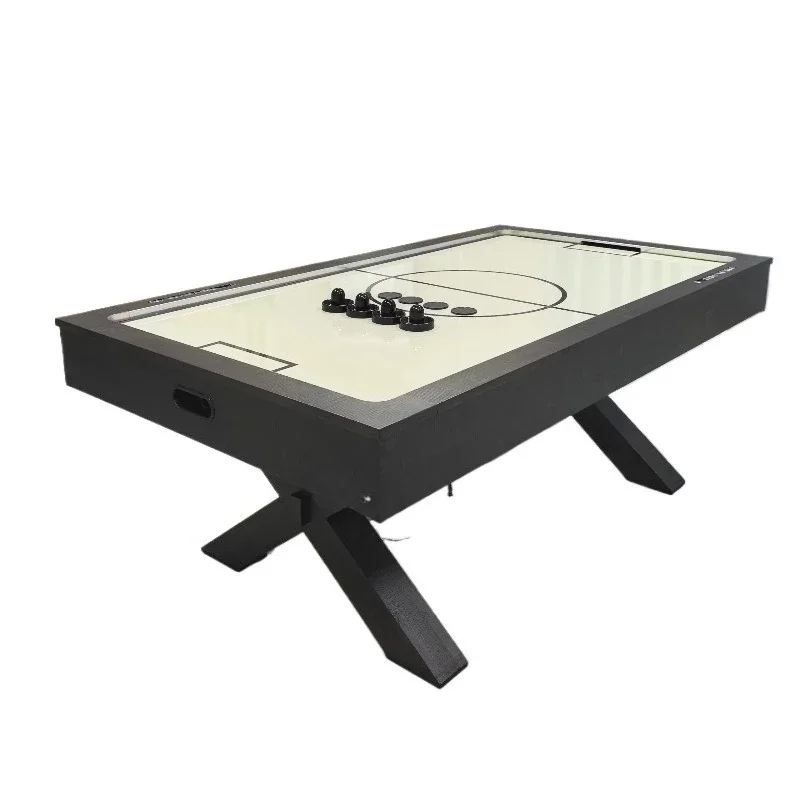 The latest air hockey console commercial 2-person 7-foot air hockey table with electronic scorer