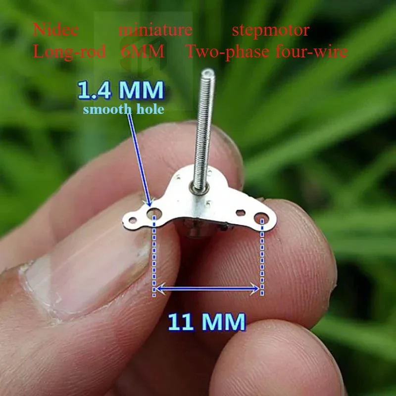 Miniature 6MM Stepping Motor Two-phase Four-wire with Long Lever 31.8Euro Camera Lens Adjustment Motor Optical Instrument.
