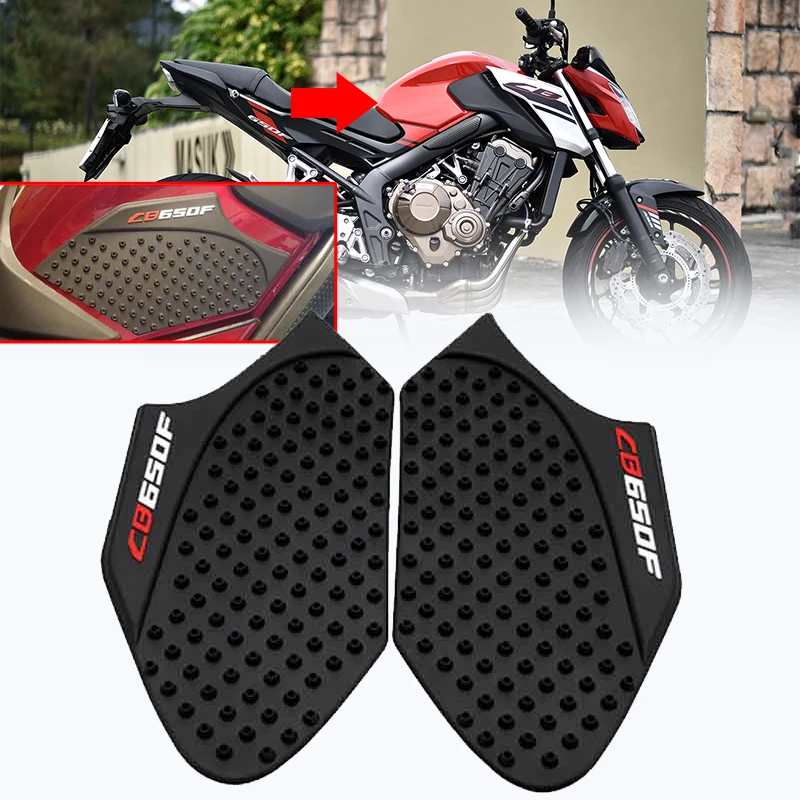 Cb 650f Tank Pad für Honda cb650f cbr650f 2013-2018 Motorrad Kraftstoff tank Pad Anti-Rutsch-Schutz Aufkleber Knie Griff Seiten abziehbilder