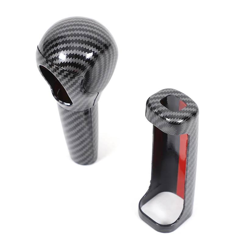 For Smart 453 Fortwo Forfour 16-21 Car Gear Head Cover Gear Handle Handbrake Shell  Decorative Stickers Interior Car Accessories view 2
