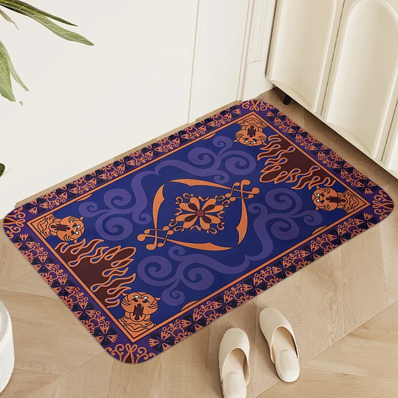 House Entrance Mat Aladdin Bedroom Room Floor Carpet Washable Non-slip Kitchen Living Room Bath Rug Aesthetic Home Decorations