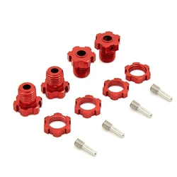 1 set 17mm Hex Nuts Splined Wheel Hubs  for traxxas E-REVO wheel hubs 5353X 1/10 E-MAXX Summit E-REVO REVO 3.3