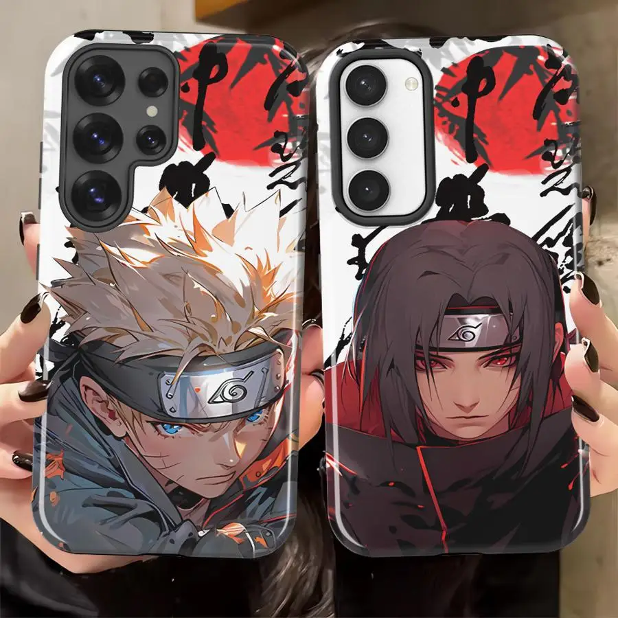 N-arutos-Akatsukis-Cloud Soft Cover Capa Phone Case for Samsung Galaxy S26 S23 A56 A16 S23Ultra S25Ultra S24 Ultra A36 A26 S20