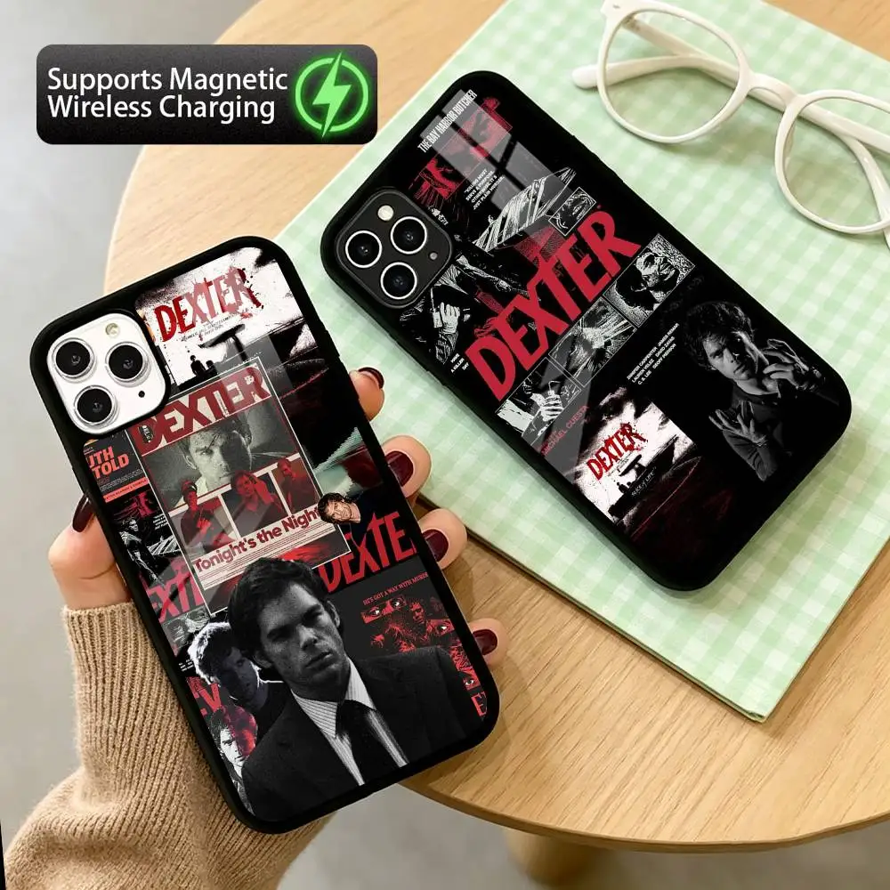 Dexter Morgan   Phone Case For iPhone17,16,15,14,13,12,11 Plus,Pro Supports Magnetic Wireless Charging