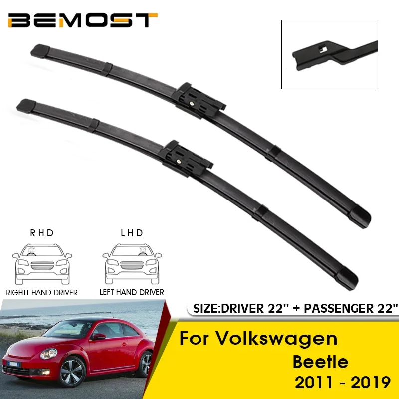 Car Wiper Blades For Volkswagen Beetle 2011-2017 2018 2019 Windshield Windscreen Front Window Blades 22\