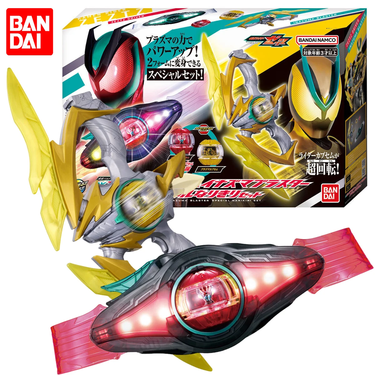 

BANDAI Kamen Rider Z presentationz DX Z presentationz Driver &nazuma Blaster Костюм Набор Аниме Фигурки Косплей Модель Коллекция Игрушек