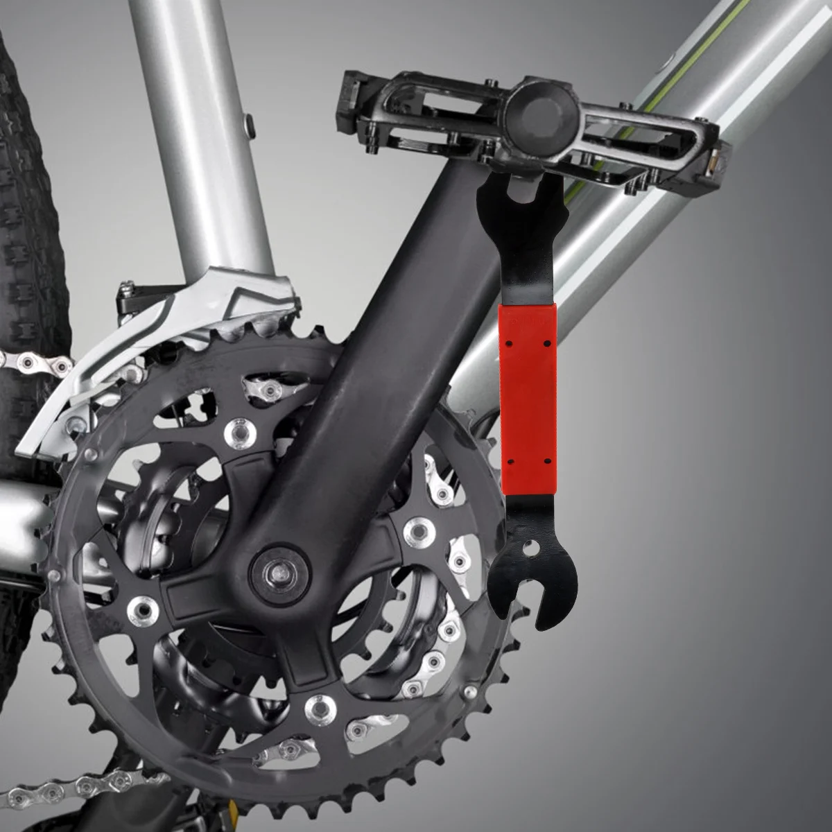 

Outdoor Bicycle Pedal Wrench Bike Spanner Carbon Steel Cassette Removal Tool