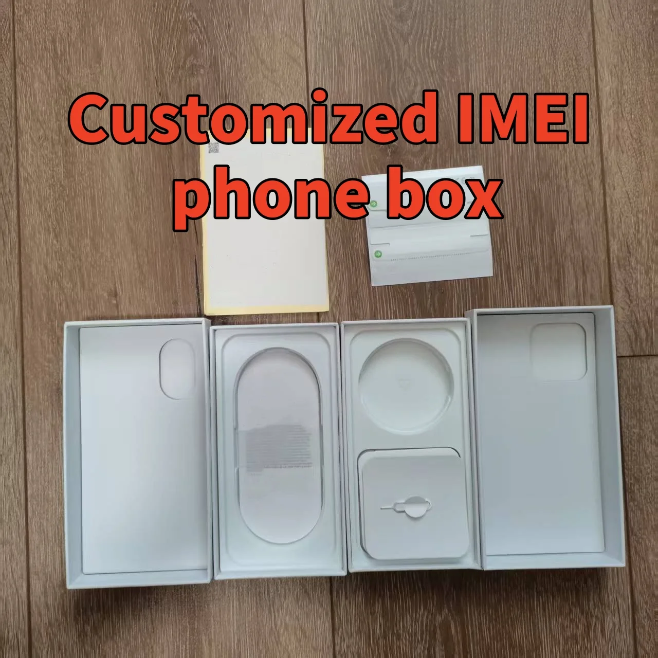 مخصصة لفون 13 14 15 16 سلسلة IMEI صندوق هاتف الرقم التسلسلي