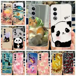 For Oppo A80 5G Case CPH2639 Cute Painted Cover Clear Silicone Soft TPU Phone Case For Oppo A3 Pro A3pro 5G OppoA80 Shell Bumper
