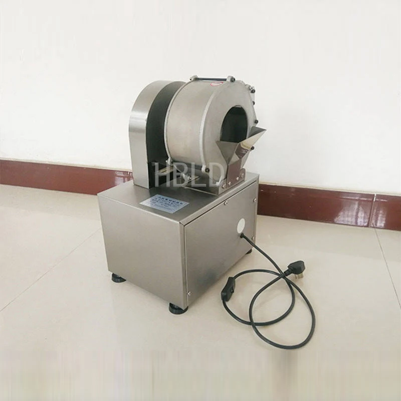Small Electric Vegetable Cutter, Commercial Stainless Steel Body, Eggplant, Tomato, Cucumber Slicer